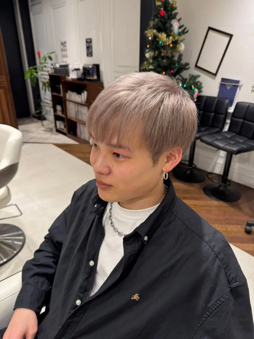 メンズカット➕ヘアカラーの写真