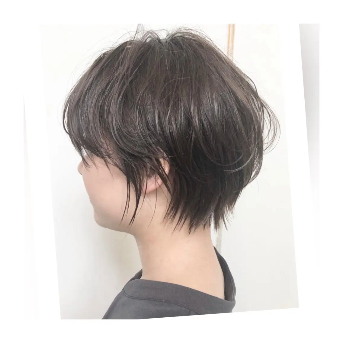 ショート ショートボブ ボブ ショートヘア カット やない さとみのヘアスタイル