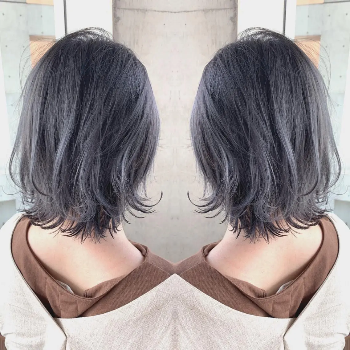 ミディアム Merci メルシー 福岡、今泉のヘアスタイル