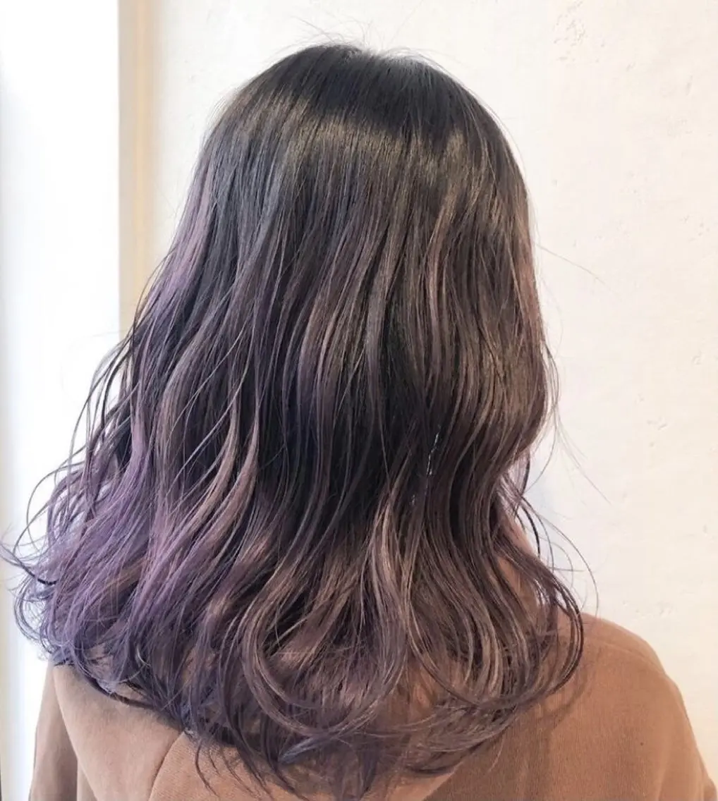 ミディアム カラー 透明感カラー ヘアカラー トリートメント 髪質改善/レイヤー 本田拓也のヘアスタイル