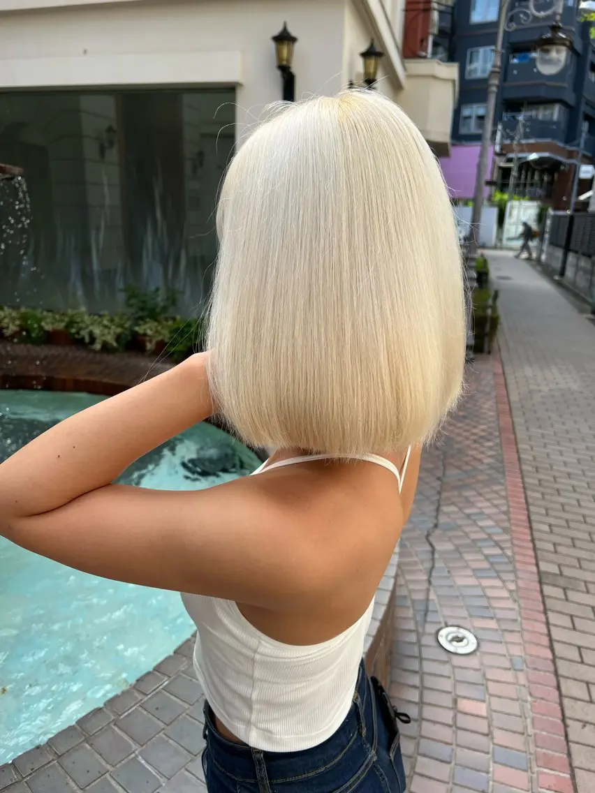 ミディアム ヘアカラー トリートメント カラーリスト IKのヘアスタイル