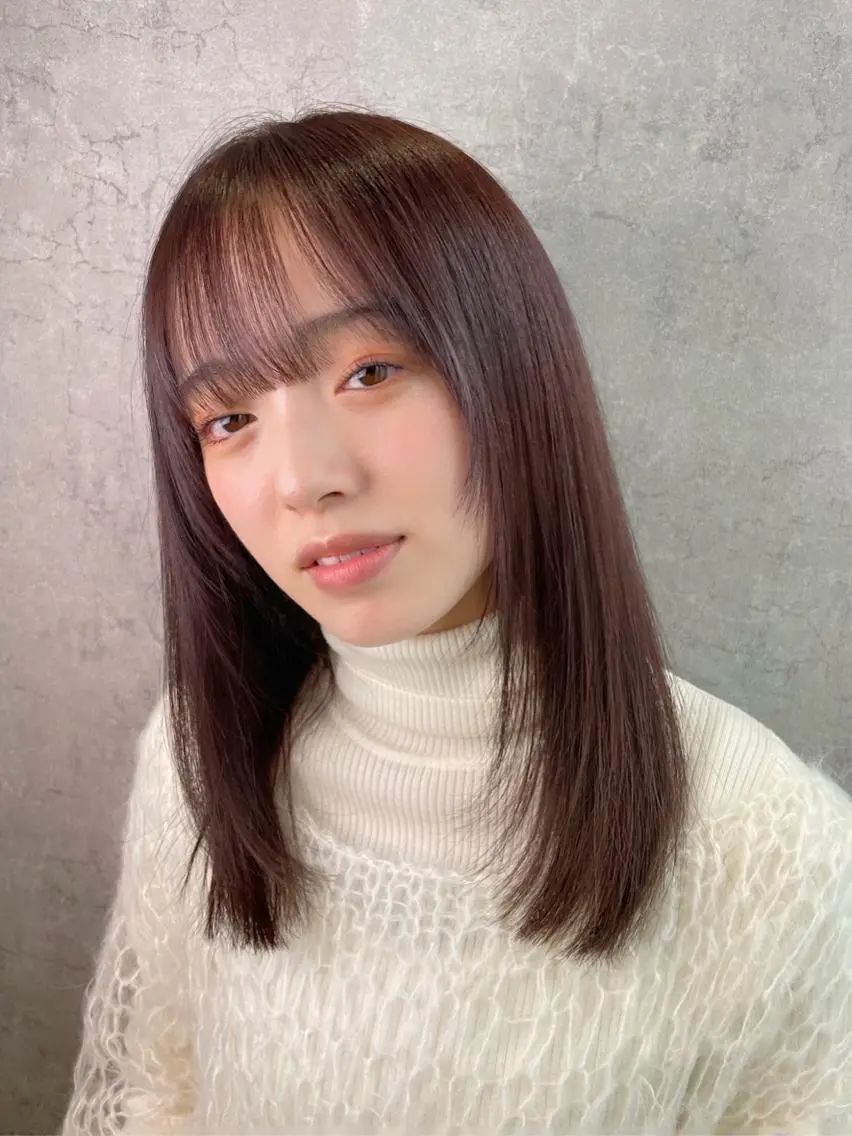 前髪カット➕前髪縮毛矯正の写真