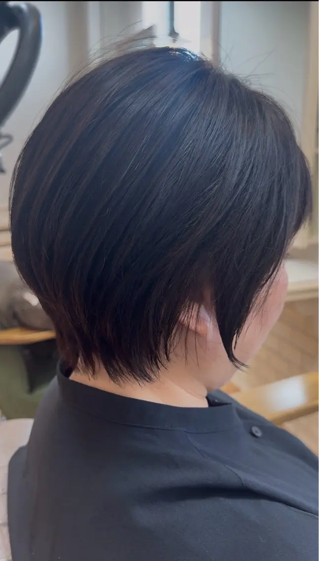 ショート カット ヘアカラー 奈良／富雄／生駒 ショート/川元裕範のヘアスタイル