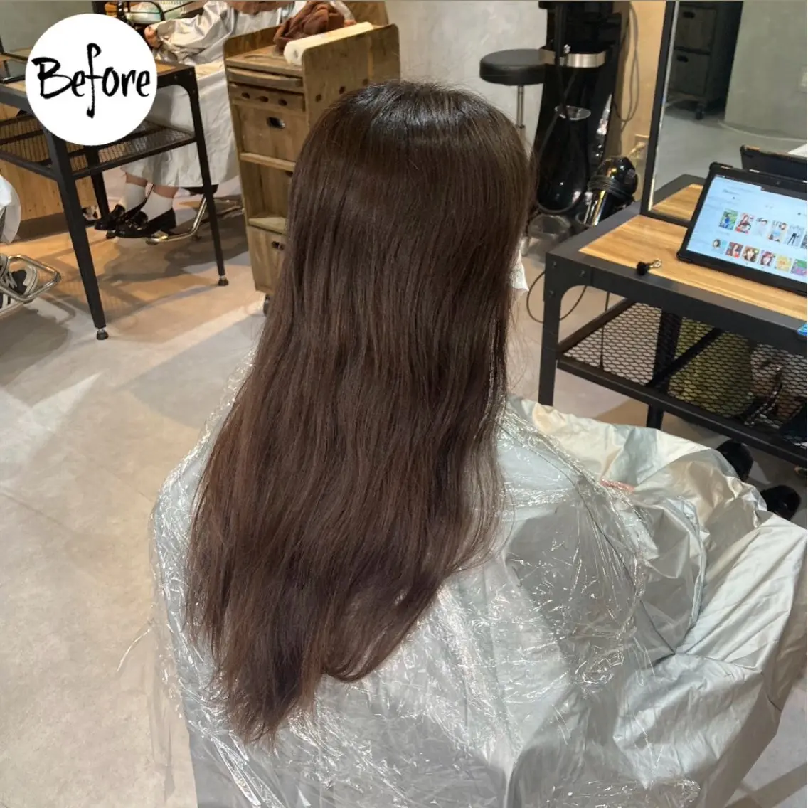 ロング カラー ヘアカラー トリートメント 二子玉川駅～徒歩３分 /ブリーチ特化美容師のヘアスタイル