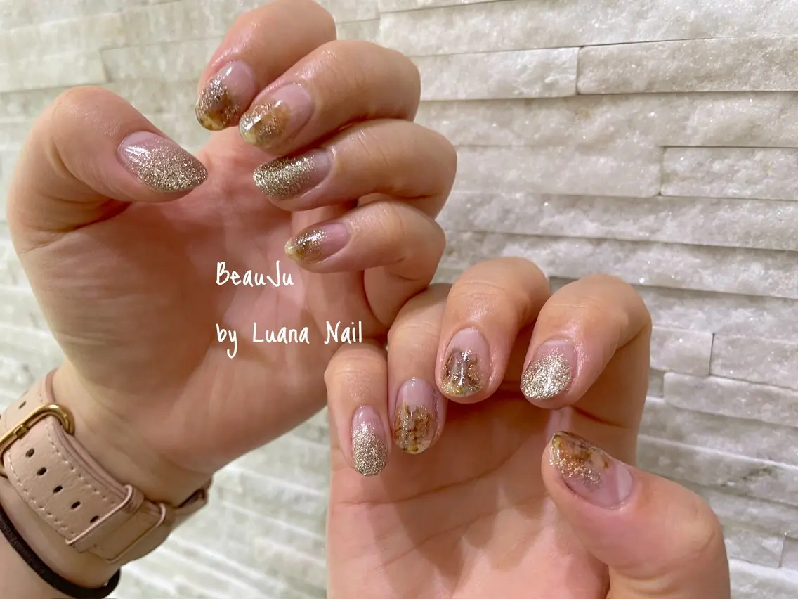 ネイル マグネットネイル ハンドネイル BeauJu by Luana Nailのネイルデザイン