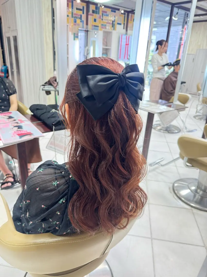 ヘアアレンジ ヘアセット 田浦 瑠璃琶のヘアスタイル