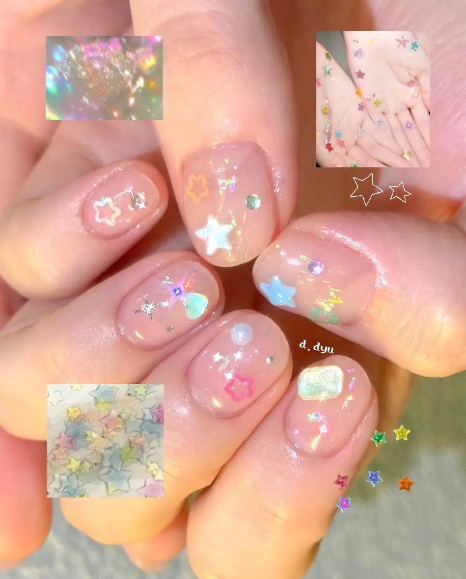 ネイル チークネイル フレンチネイル ジェルネイル ガーリー キラキラネイル ハンドネイル UM Nail Salonのネイルデザイン