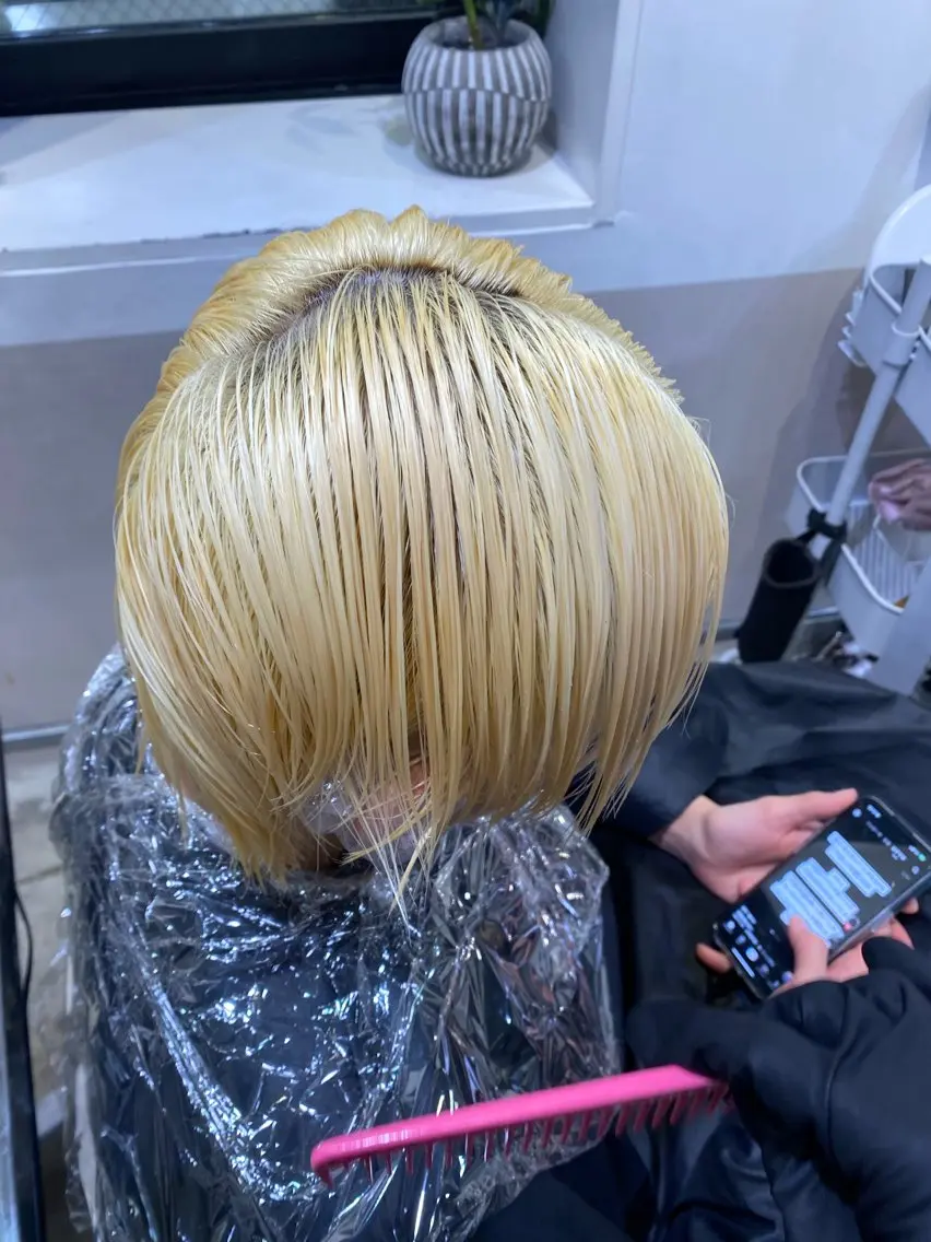 カラー カットモデル FILMSりくのヘアスタイル