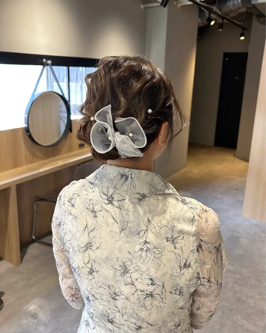 ヘアアレンジ ヘアセット juve.大分/ 秋月ひとはのヘアスタイル