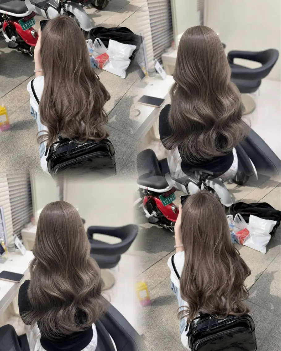 ロング カラー カット ヘアカラー 🤍韓国大人っぽ ベージュMAI🤍のヘアスタイル