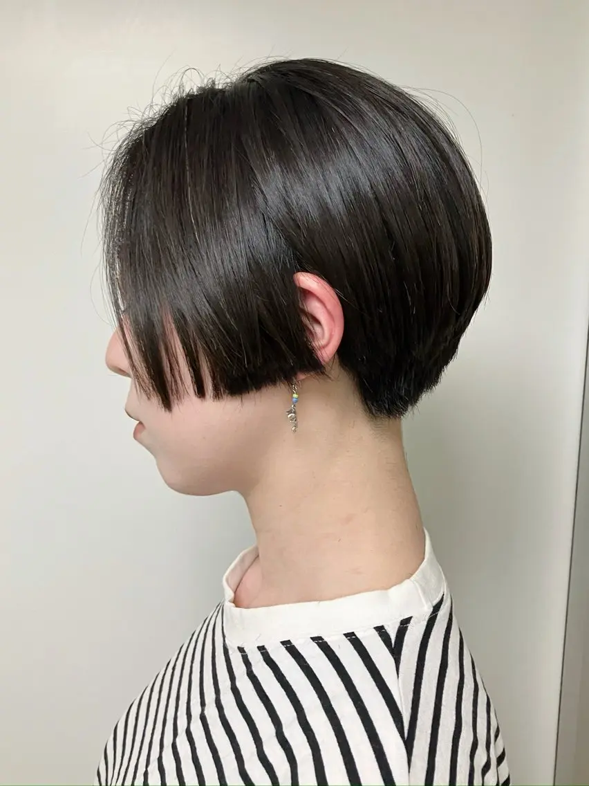 ショート ショートボブ ボブ レイヤーカット 似合わせカット ショートヘア fumika推しカラ ー/デザインカラーのヘアスタイル