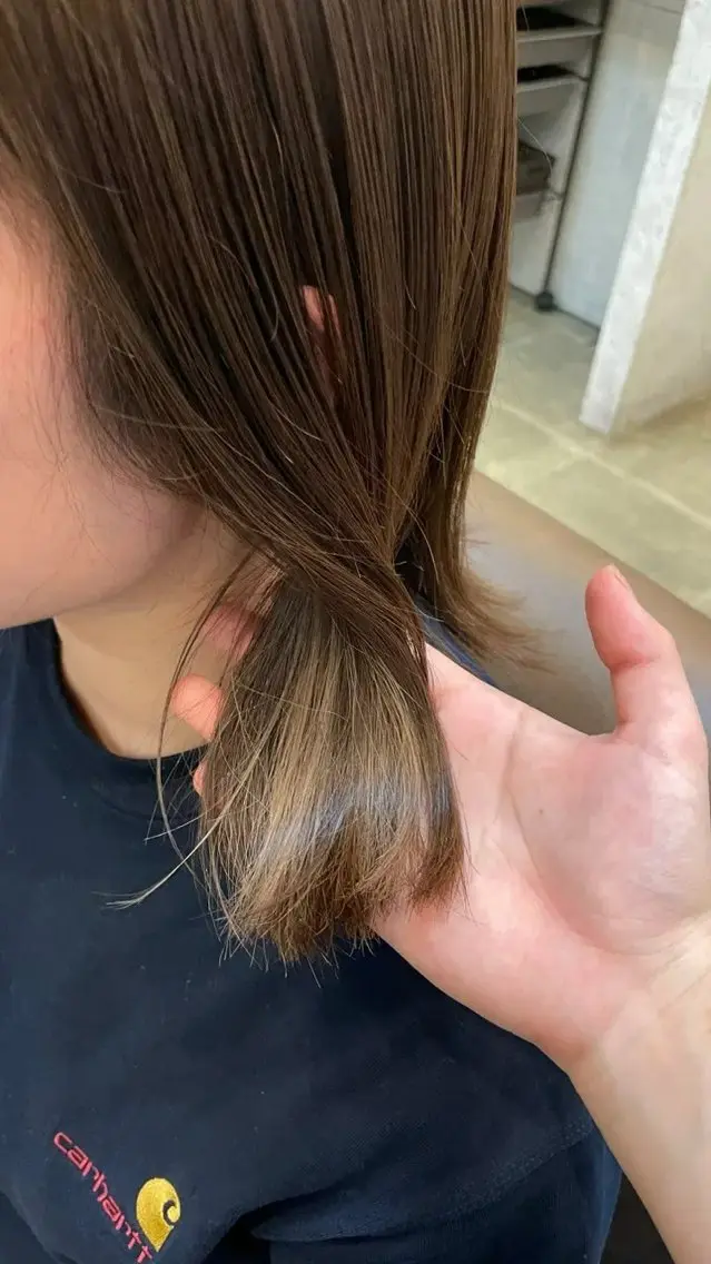 カラー イヤリングカラー YURA bisou hairのマツエク・マツパデザイン