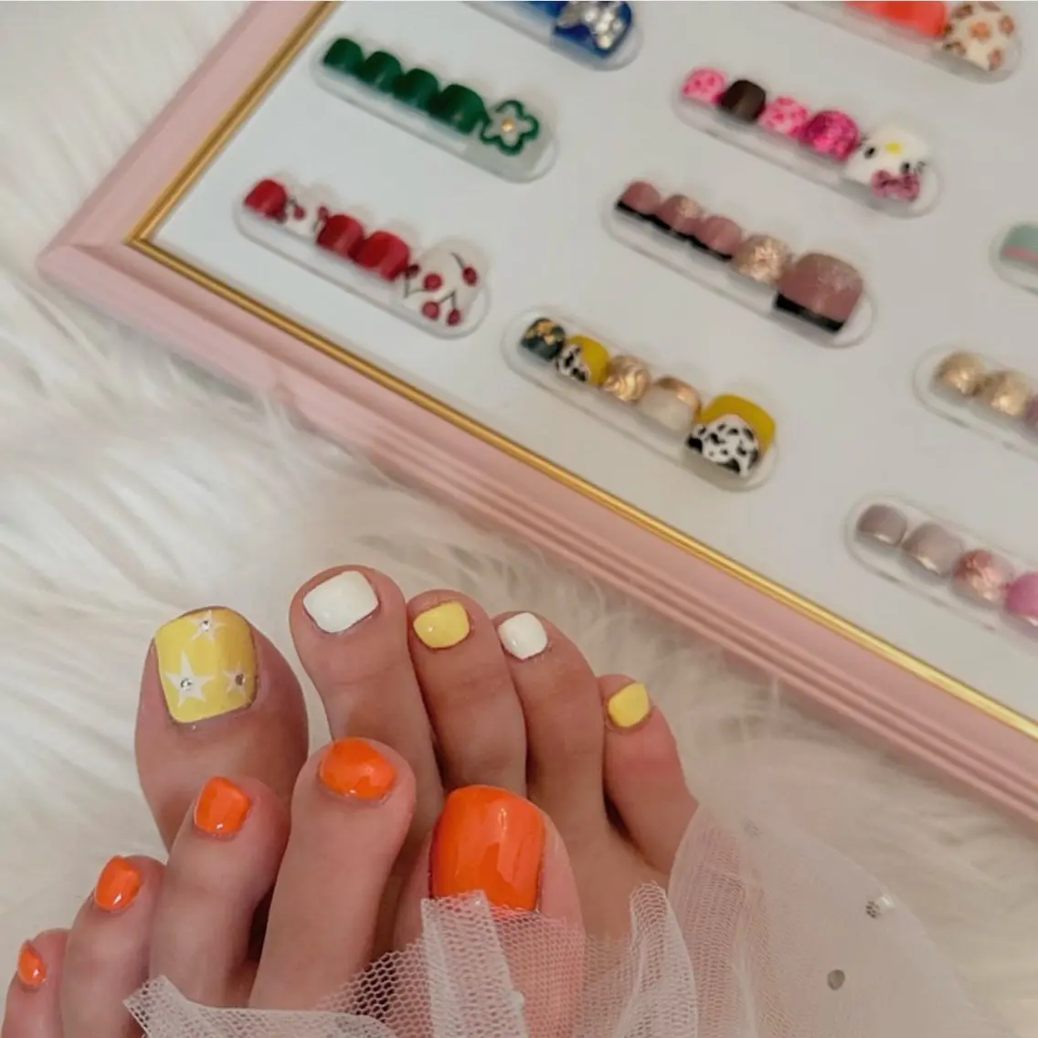 ネイル フットネイル ワンカラーネイル nail salon coco.のネイルデザイン