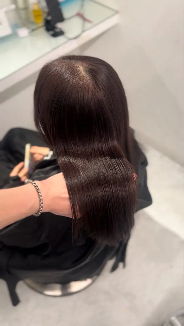 カラー ヘアカラー レイヤー×透明感カラ ー🕊AZUSAのヘアスタイル