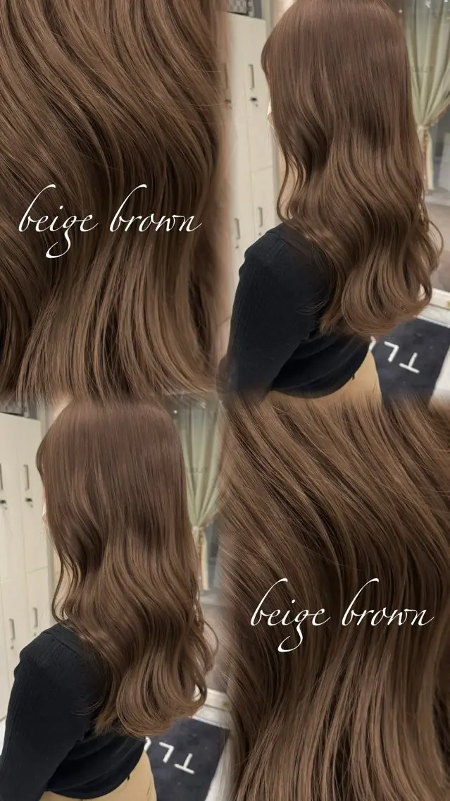 カラー 透明感カラー カット ヘアカラー トリートメント ヘッドスパ むく。/顔周りカット /髪質改善ストレートのヘアスタイル