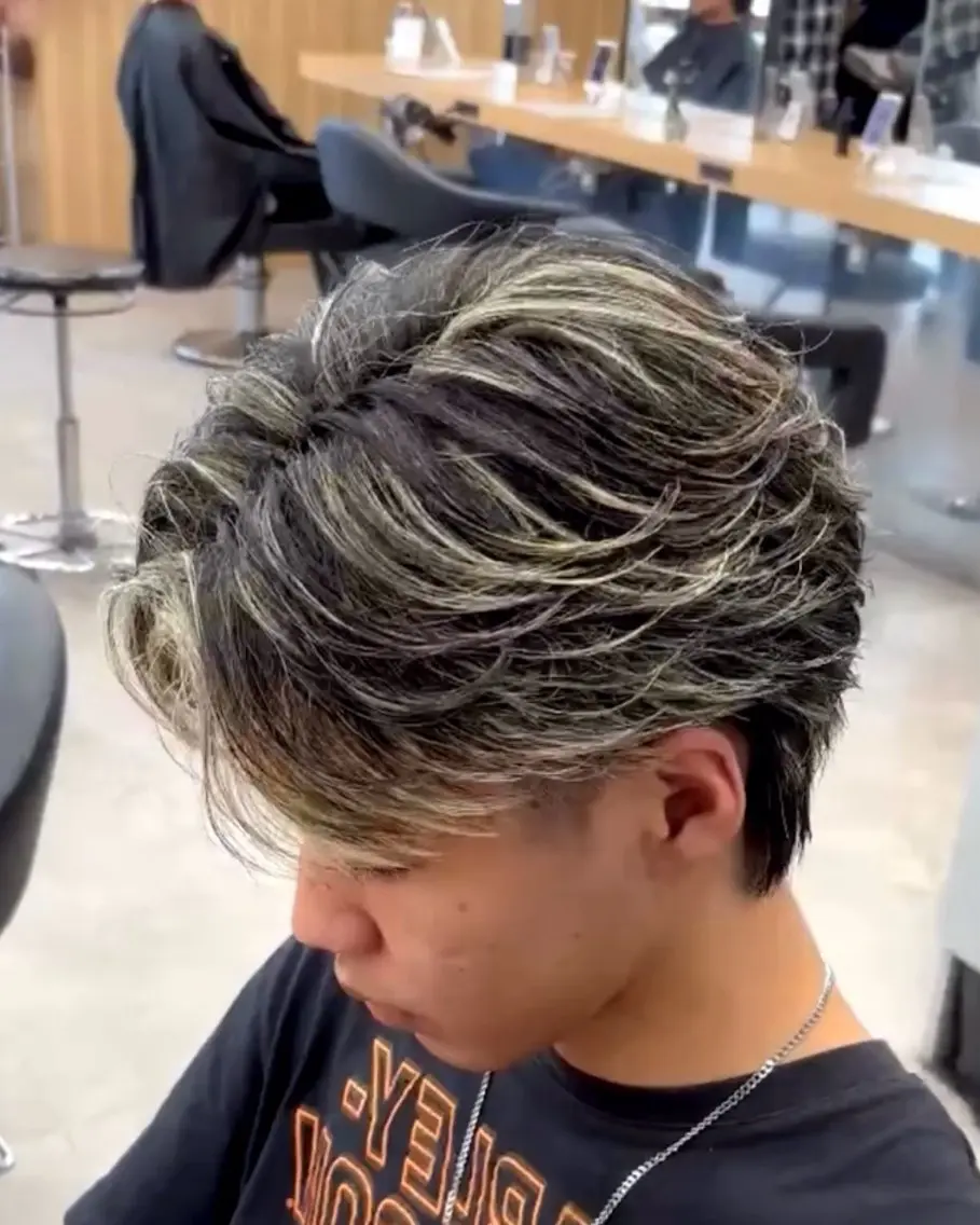 パーマ メンズ メンズ特化⚡️パーマ テッタのヘアスタイル