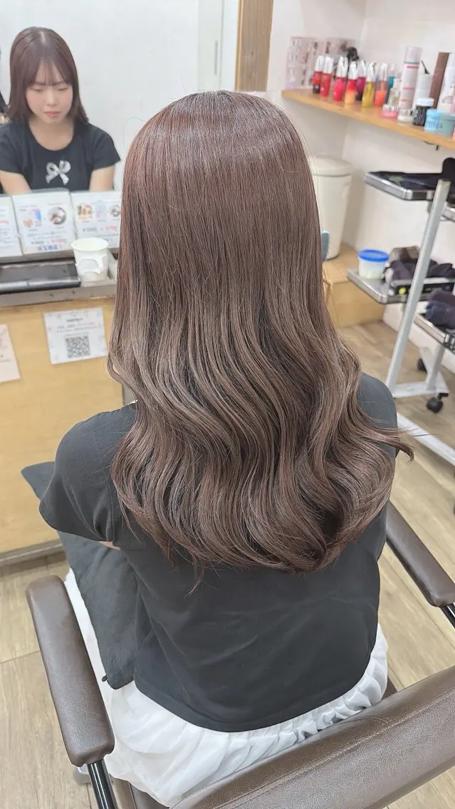 ロング カット ヘアカラー 🎀ITSUKI暖色 カラー/レイヤー🎀のヘアスタイル