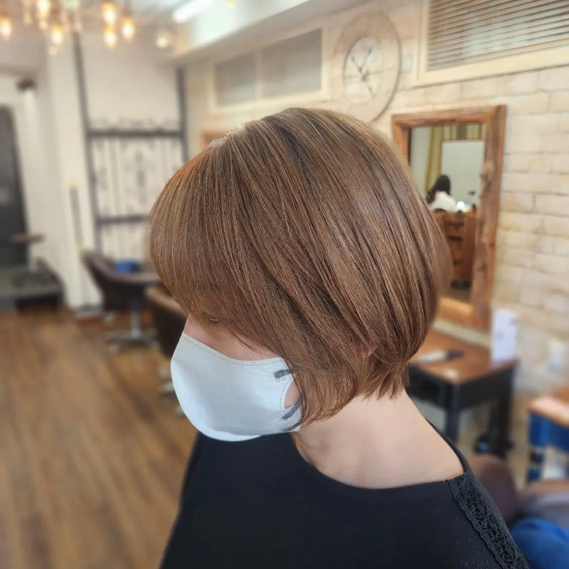 ショート カット ヘアカラー 縮毛矯正 トリートメント まとまり💯悩み改善 ★松本尚弥★店長のヘアスタイル