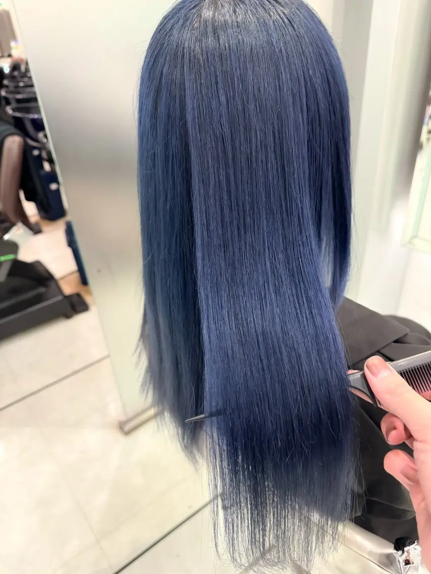 👾カット+ケアブリーチ+カラー+トリートメント👾の写真