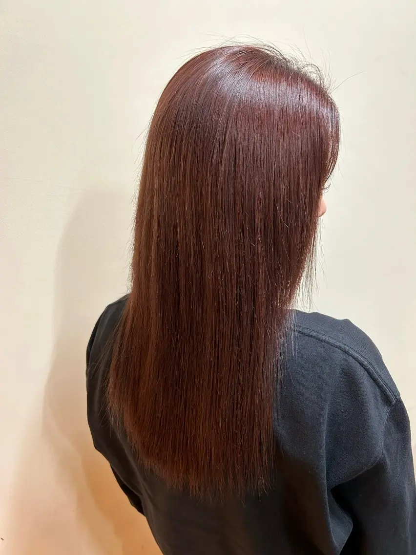 セミロング 水谷 菜央のヘアスタイル