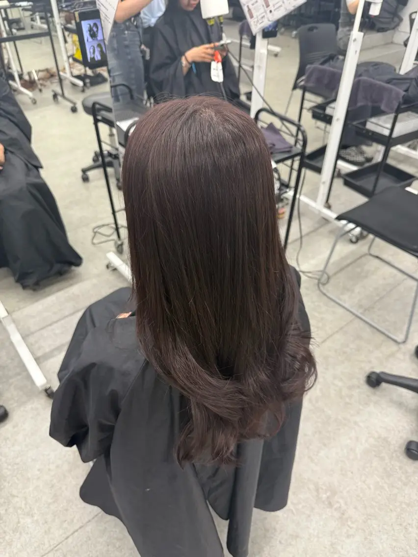 ロング カラー ヘアアレンジ 艶髪グレージュ🩶 maharuのヘアスタイル