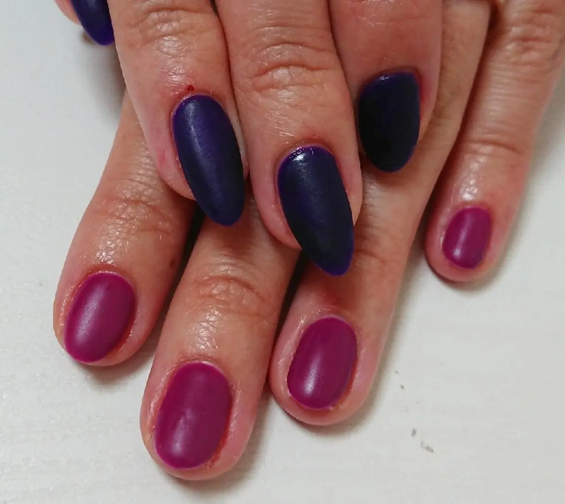 ネイル マットネイル ハンドネイル Lilith Nailのネイルデザイン