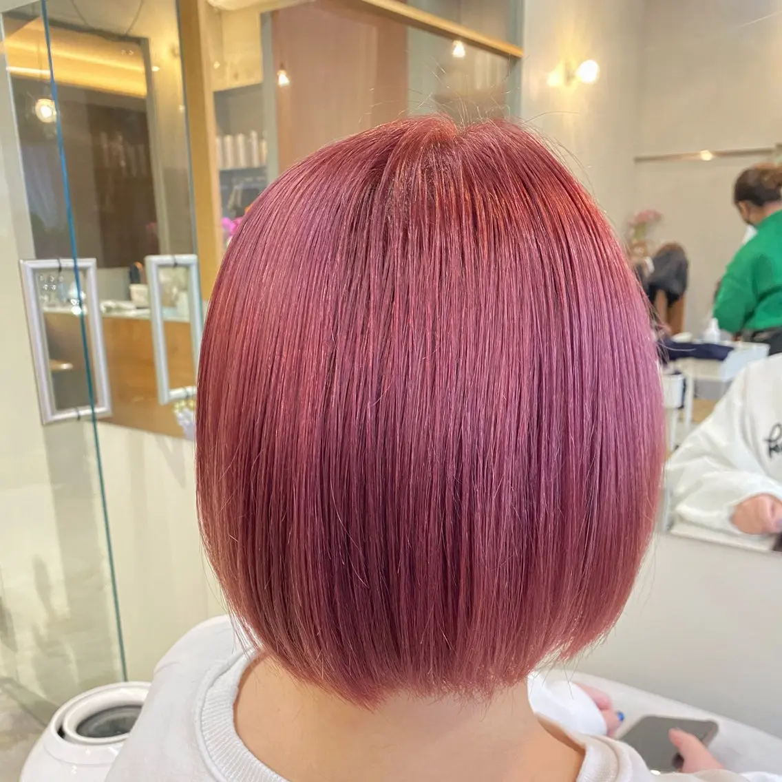 【ダブルカラー】ダブルカラー(ケアブリーチ)+前髪カット+COTAトリートメントの写真