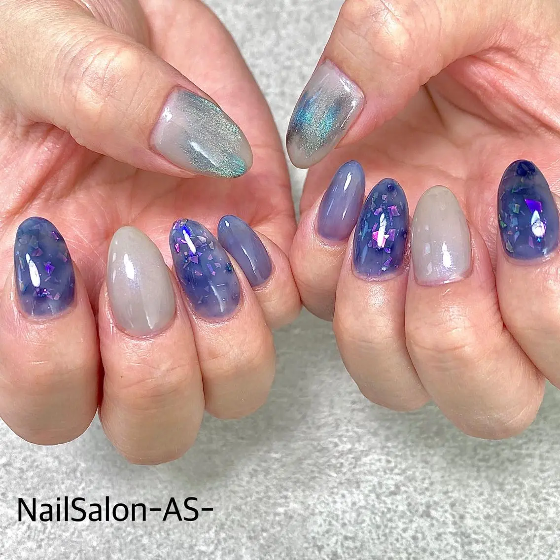 ネイル マグネットネイル Nail Salon louéのネイルデザイン