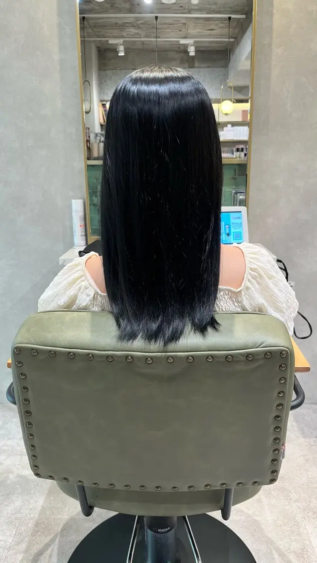 セミロング カラー ヘアカラー/髪質改善 /新宿/AiNAのヘアスタイル