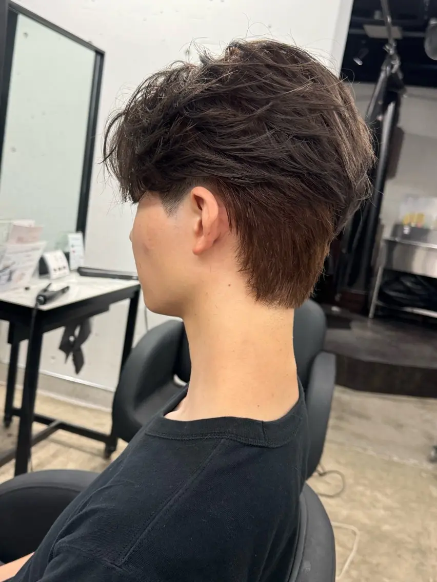 ショート カラー メンズ カット ヘアカラー トリートメント Pia/KIRIA /福岡美容室のヘアスタイル