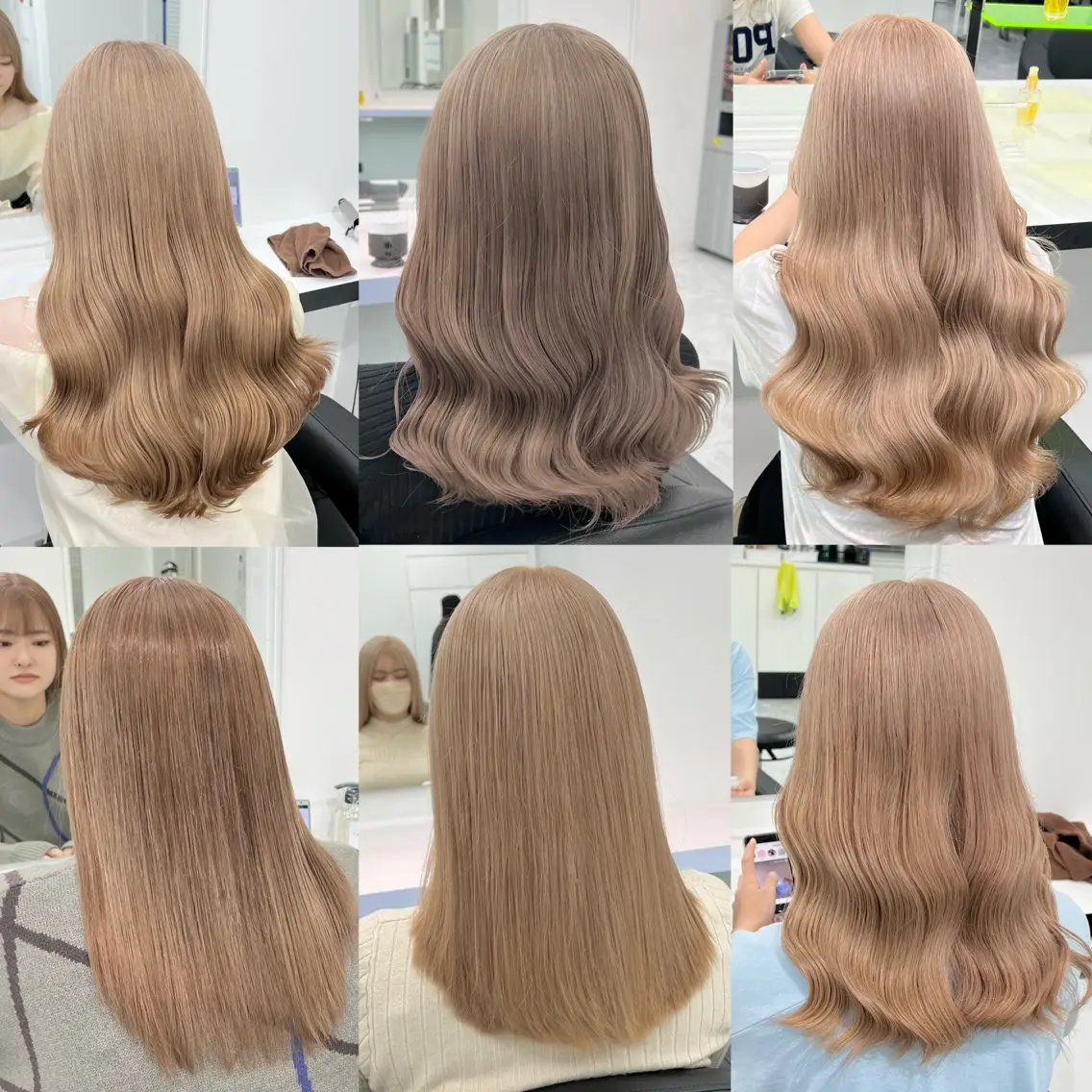 ミディアム カラー ヘアカラー トリートメント ヘッドスパ ヘアセット カラー指名NO.1 🌈Neneのヘアスタイル