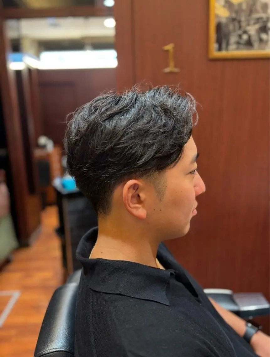 ショート ヤマザキ ユキヤのヘアスタイル