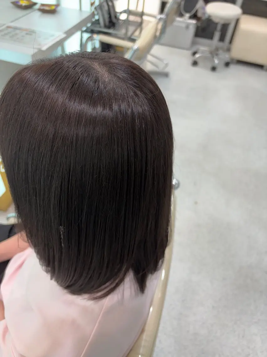 カラー ヘアカラー 佐々木 悠奈のヘアスタイル