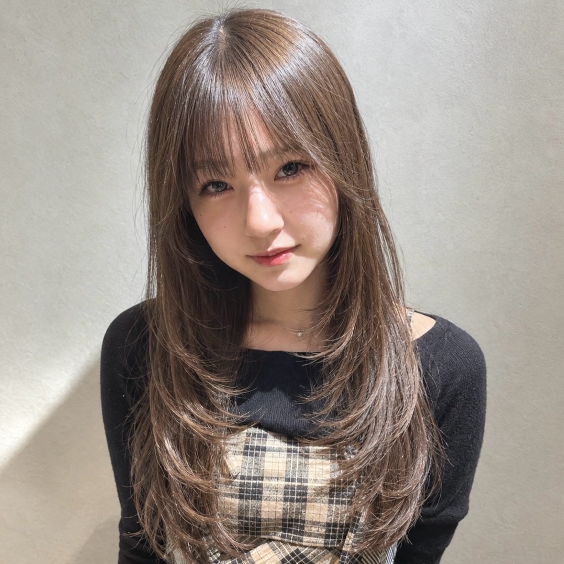 セミロング カラー ベージュカラー ブラウンカラー ブラウンベージュ レイヤーカット カット レイヤーカット特化 /YUITO/渋谷のヘアスタイル