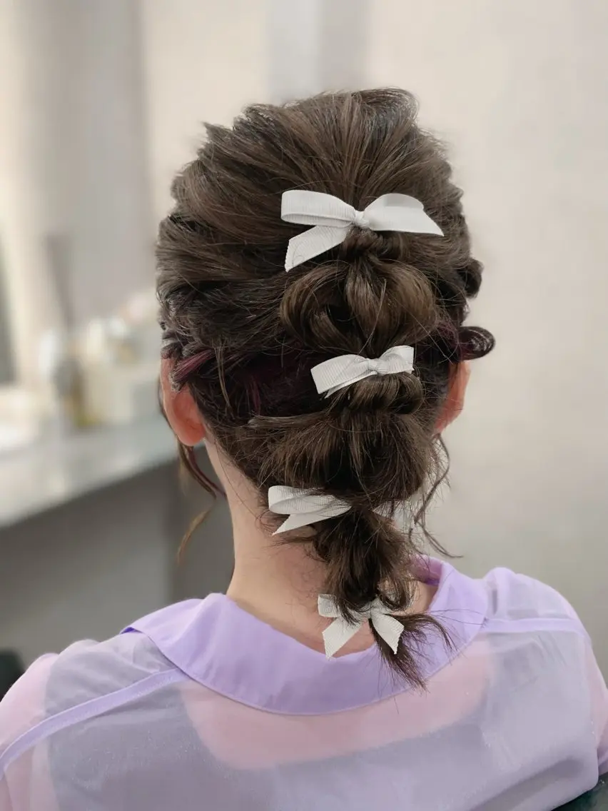 ヘアアレンジ ヘアセット 中川 沙里のヘアスタイル