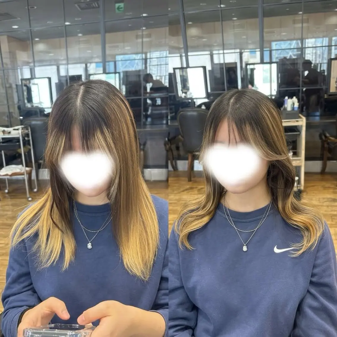 よねけん/顔まわり/ レイヤーカット🌟のヘアスタイル