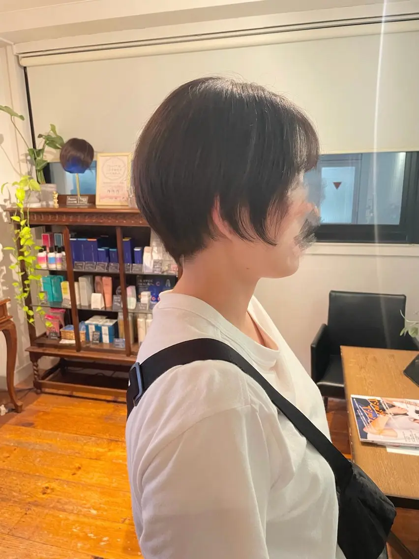 無料カットチェックモデル🎀(前下がりショート)の写真