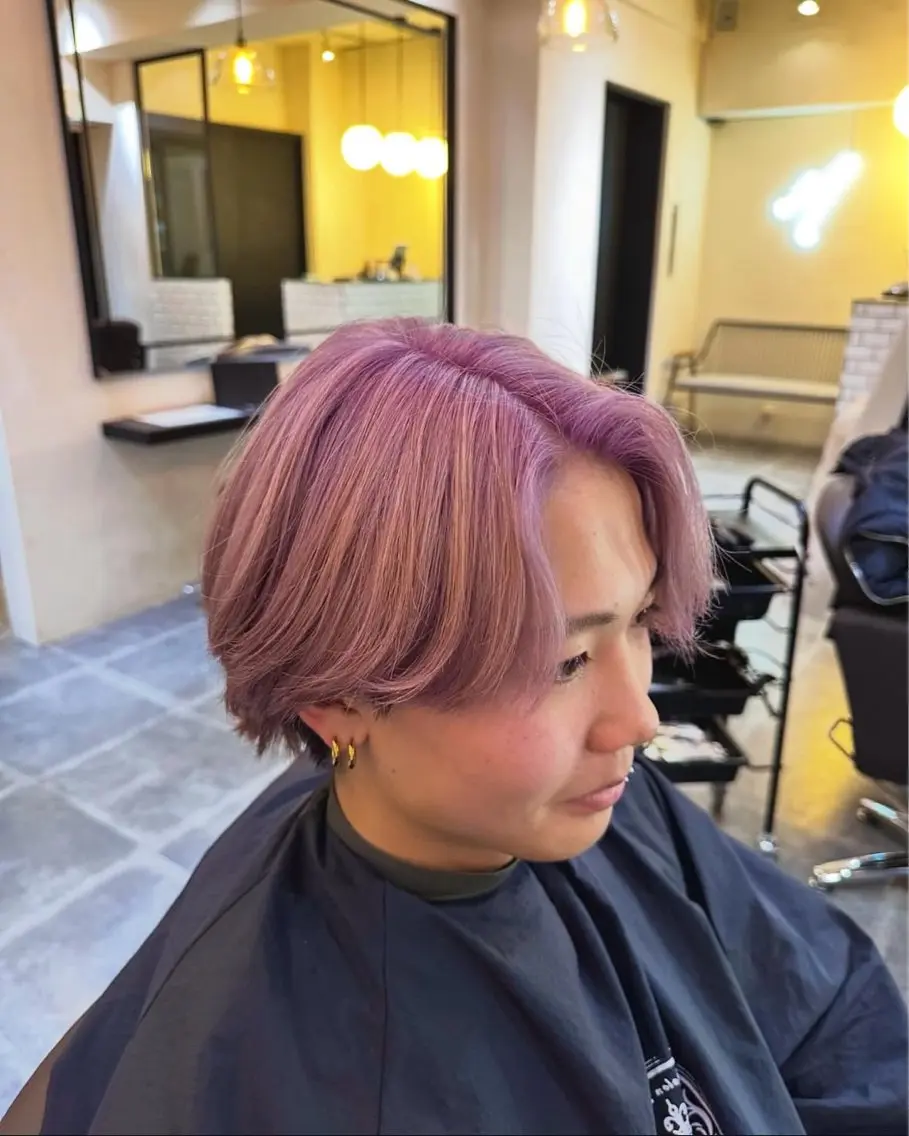 カラー ヘアカラー トリートメント 似合わせひなた🐥 elima調布のヘアスタイル