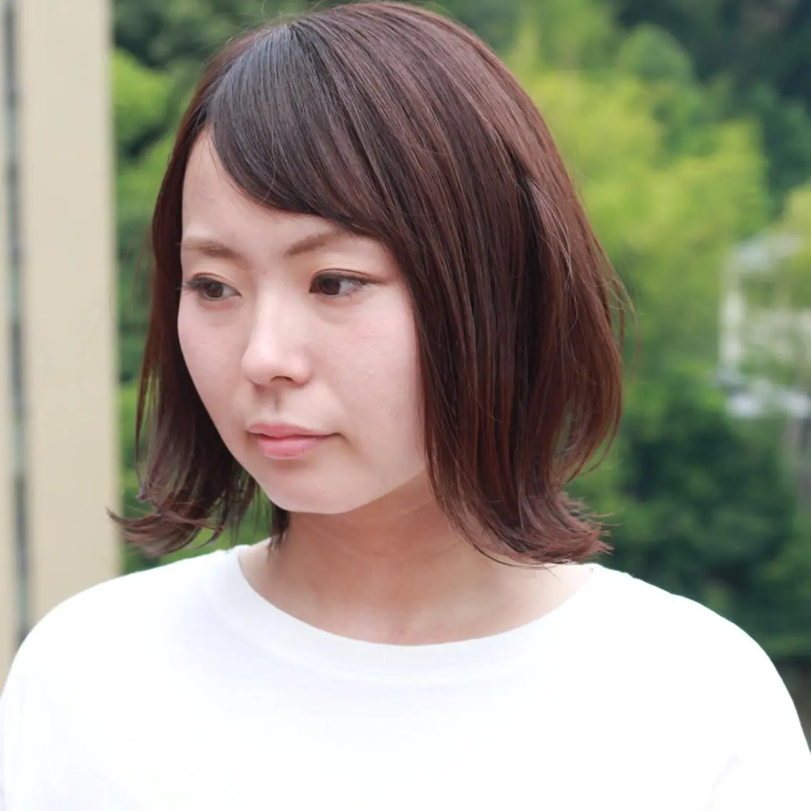 ミディアム カラー ベージュカラー ピンクカラー ピンクベージュ Viage （ビアージュ）のヘアスタイル