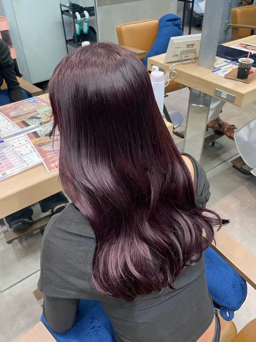 ロング カラー ヘアカラー トリートメント clam. yuu🦩のヘアスタイル