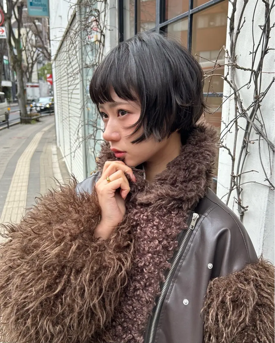 ショート 海奈 メンズカットのヘアスタイル
