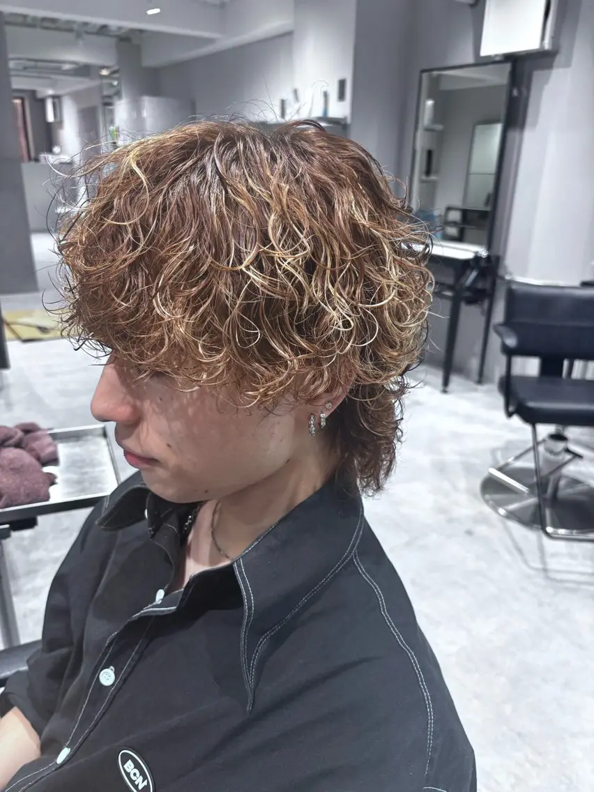 パーマ メンズ カット パーマ 🐺池袋 / メンズ パーマ / 高橋空楓のヘアスタイル