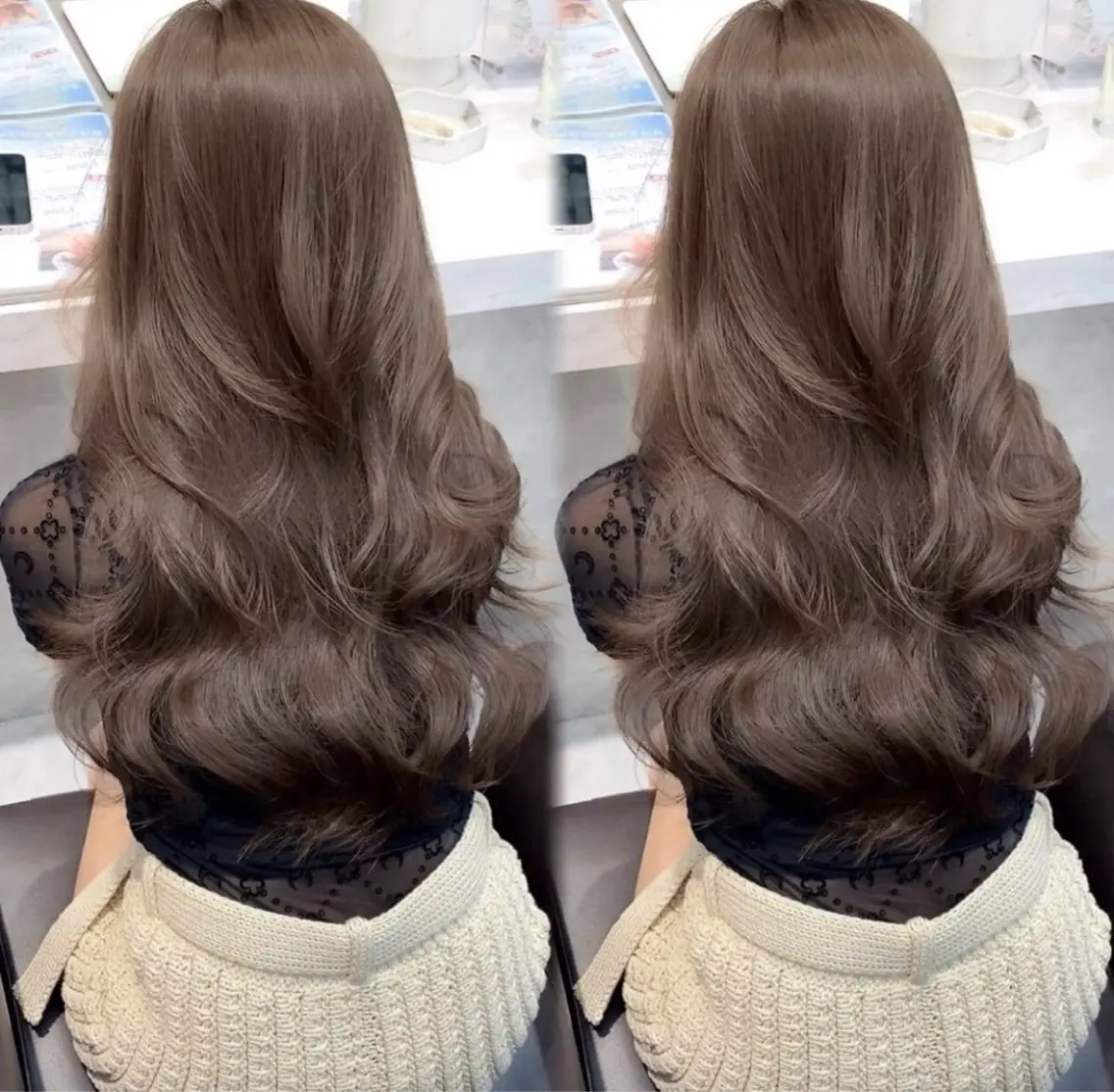 ロング ヘアカラー トリートメント 髪質改善× 艶カラー／nikoの眉毛・アイブロウイメージ