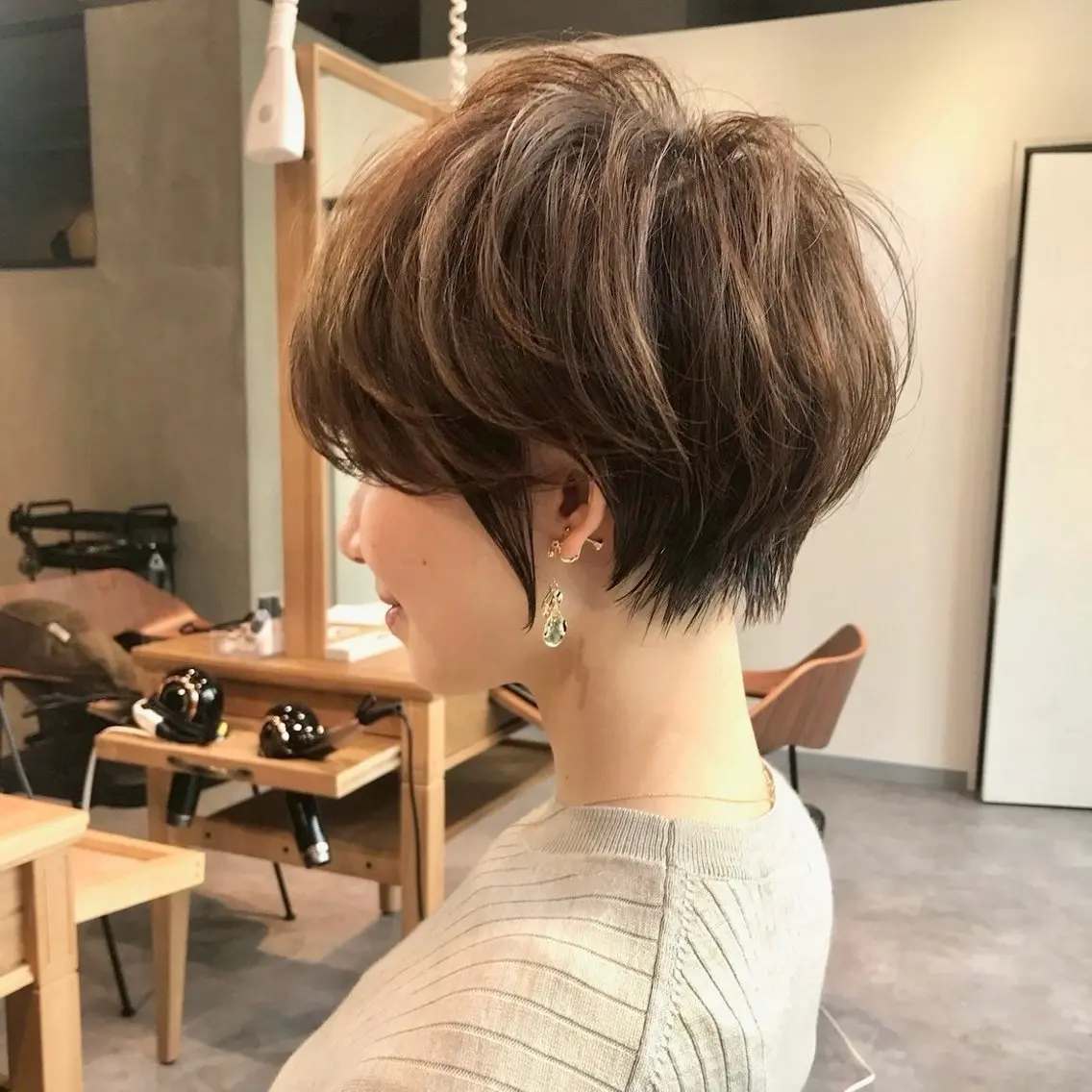 ショート fitするカット♡/ 多幸感/ふうか◠‿◠のヘアスタイル
