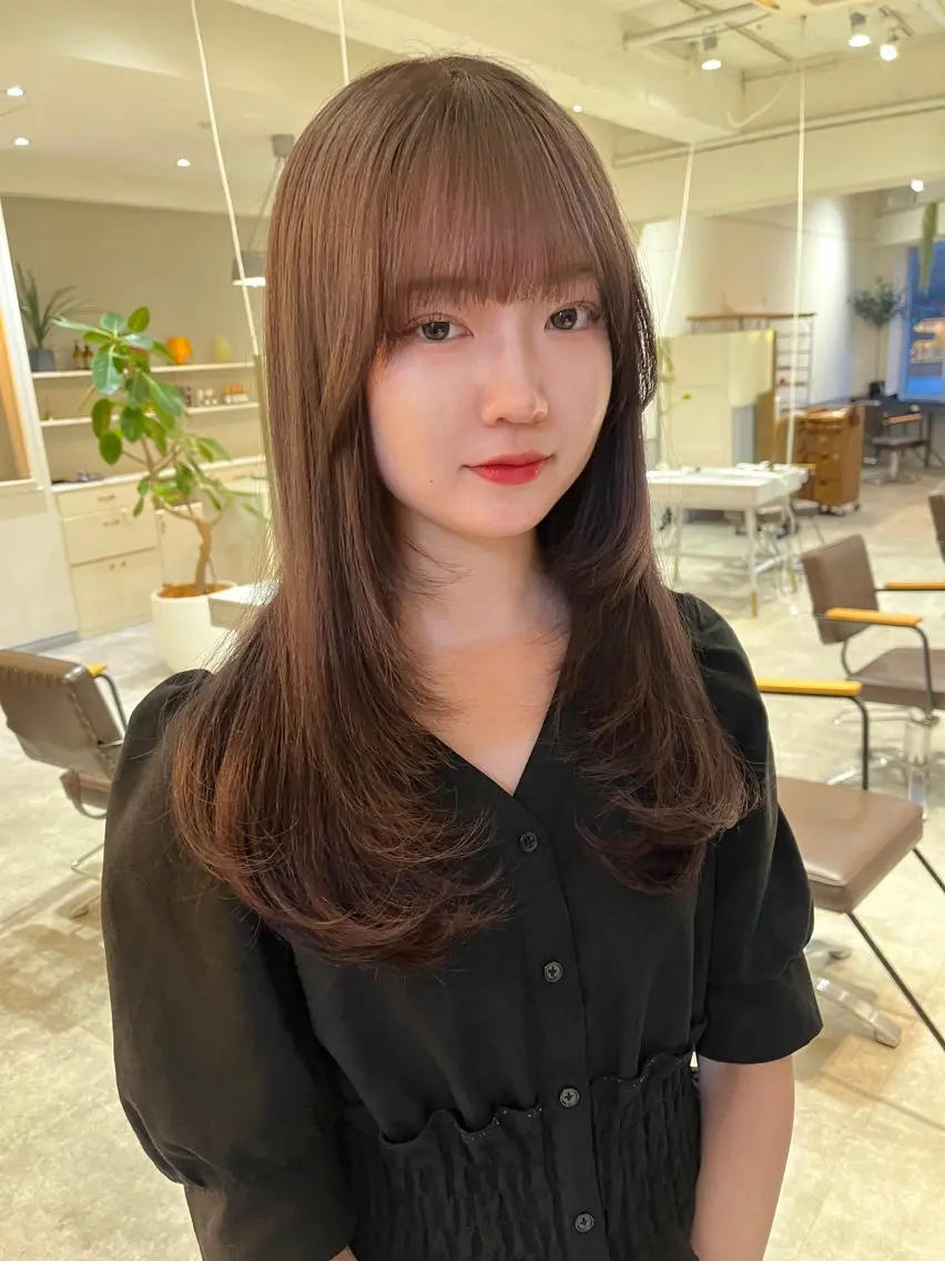 ロング カラー SIKI yuuna レイヤーカット🪽のヘアスタイル