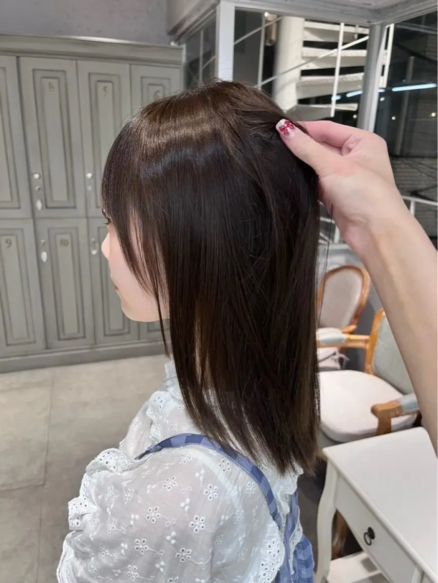 ♡縮毛矯正＋ダメージ補修トリートメント🫧の写真