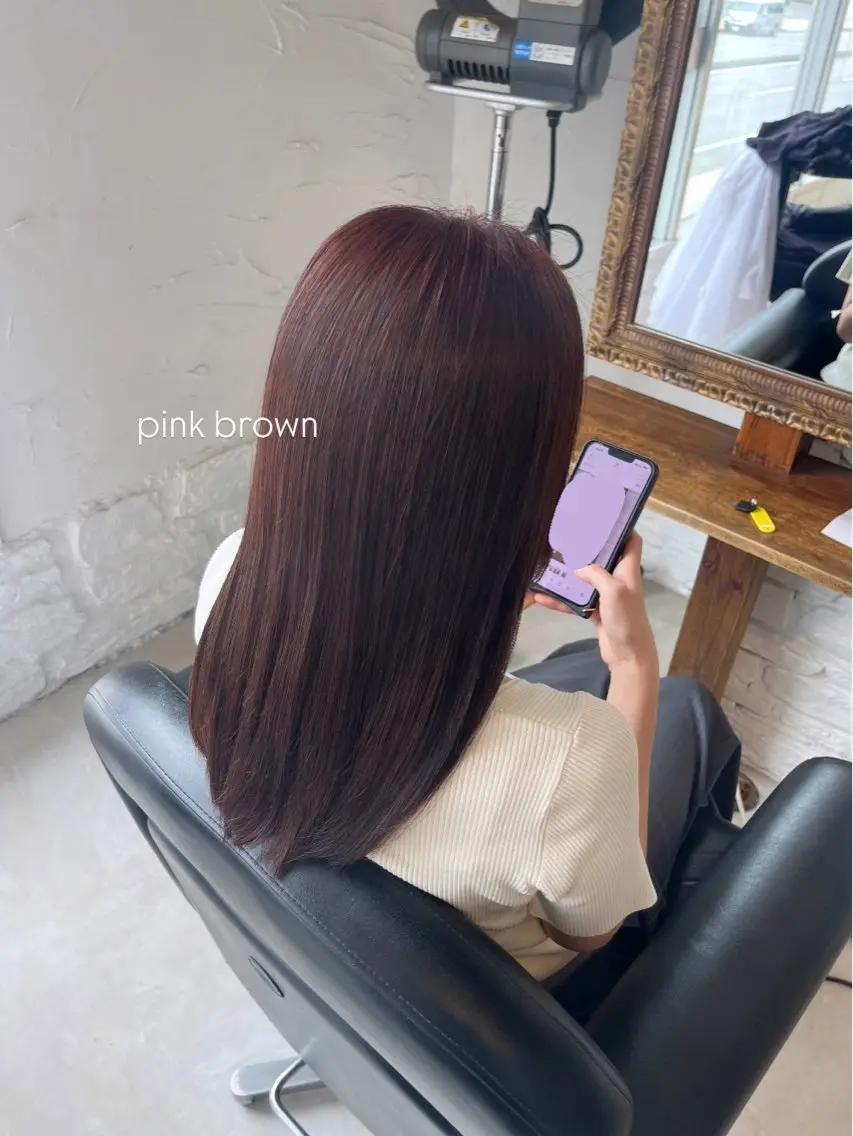 ロング カラー ヘアカラー Frames Yumeのヘアスタイル