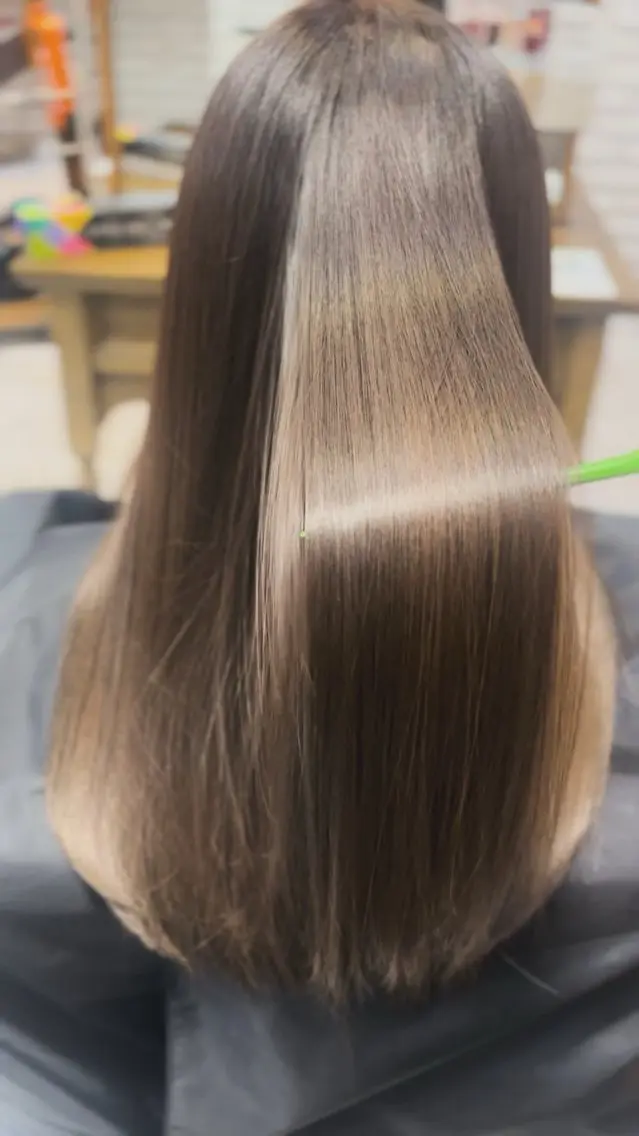セミロング カット ヘアカラー 髪質改善カラー🌟/ GODAIのヘアスタイル