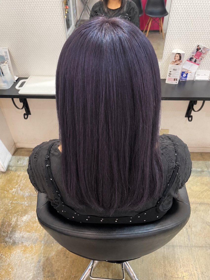 ミディアム カラー ヘアカラー Venus倉敷店 大源のヘアスタイル