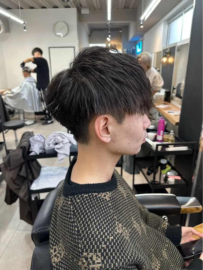 メンズ ヘアセット ⚡️大宮メンズ特化 ワタナベ　ユウト⚡️のヘアスタイル